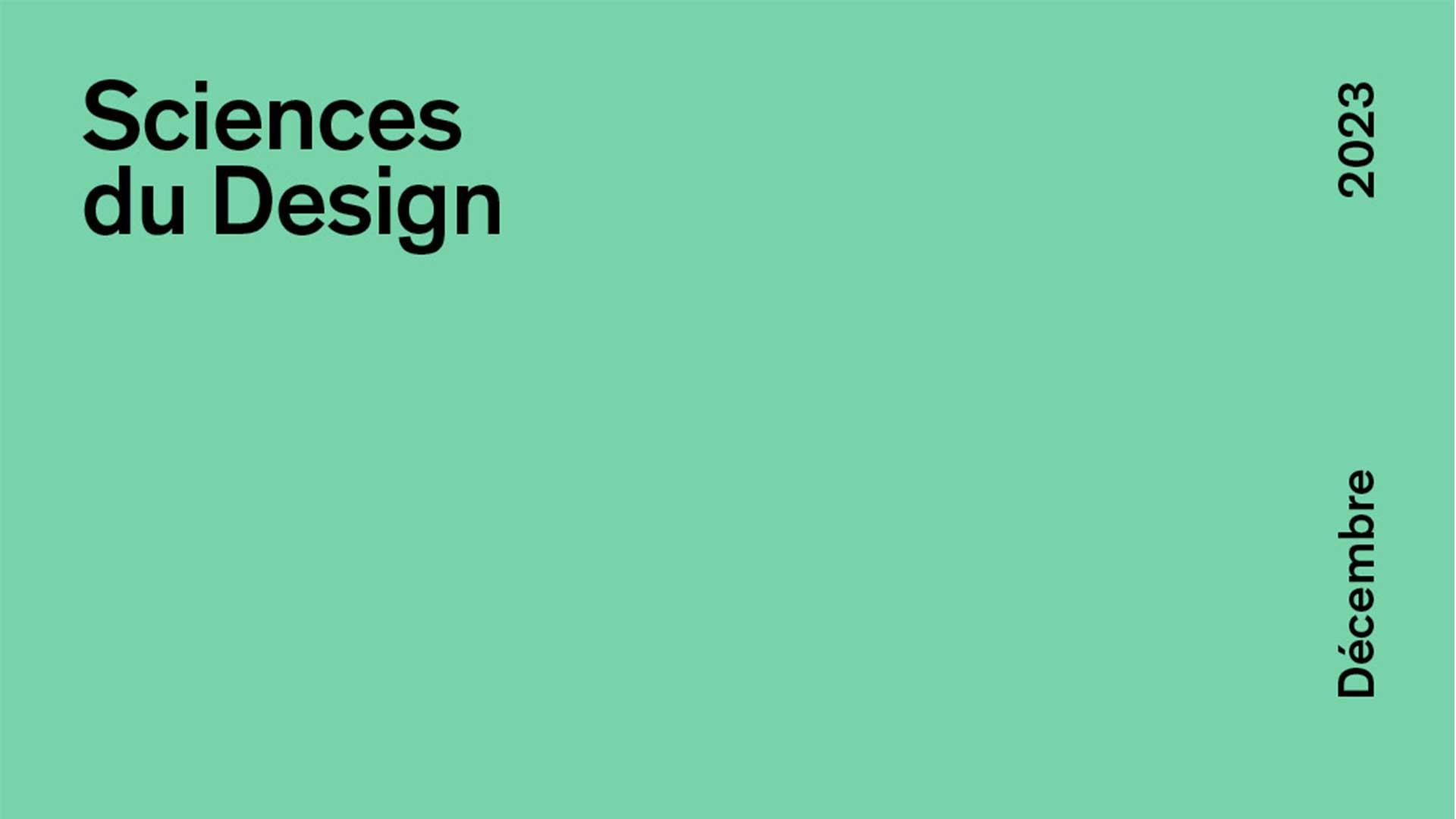 sciences du design 18