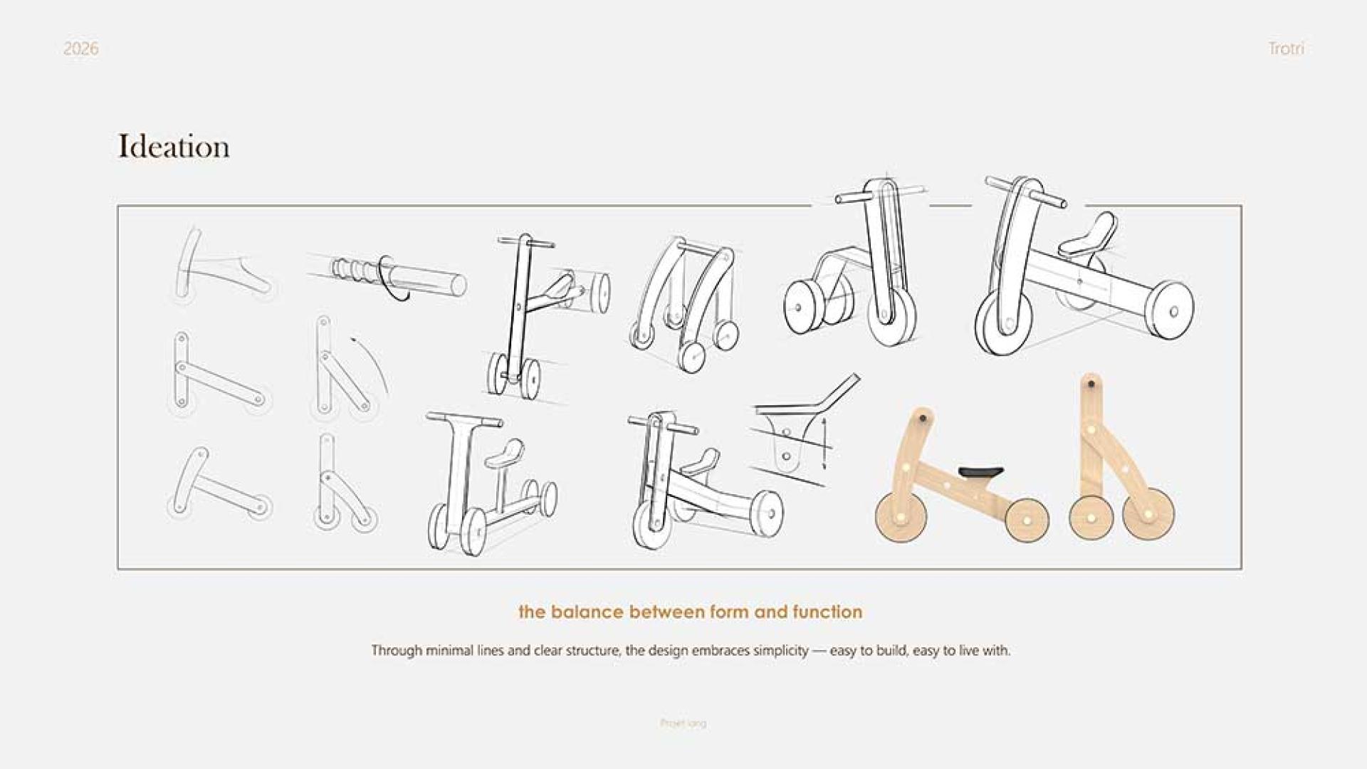 Trotti, la poussette qui devient tricyle