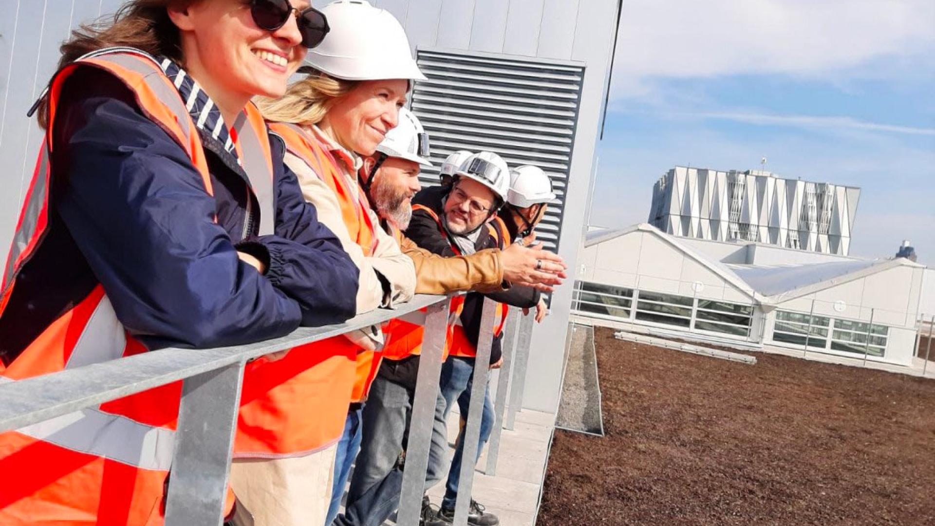 Guest teachers visited the construction site of the future school