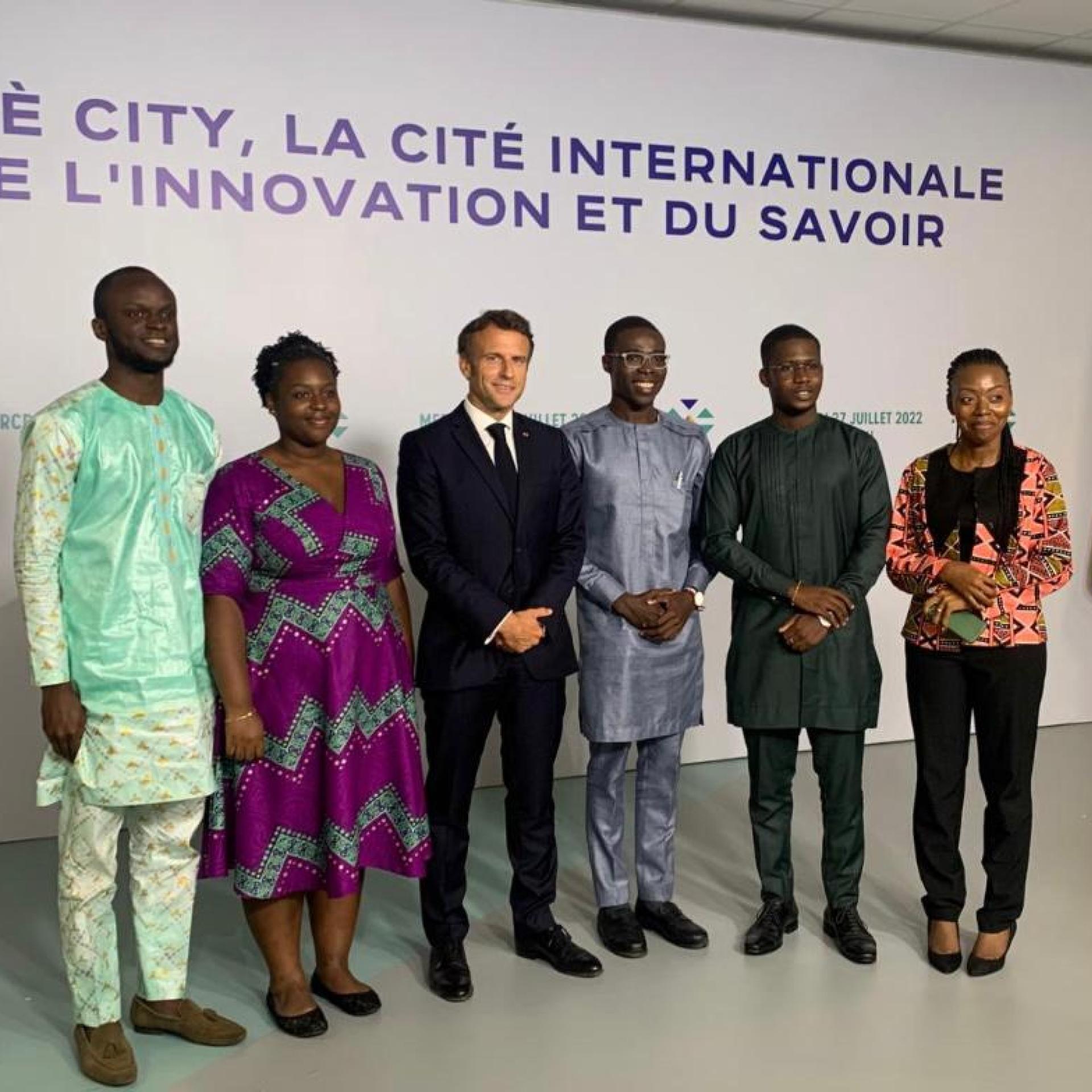 Visite d'Emmanuel Macron à Cotonou au Bénin