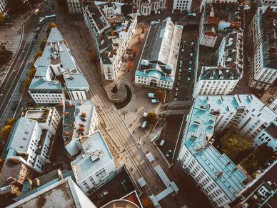Nantes vue du ciel