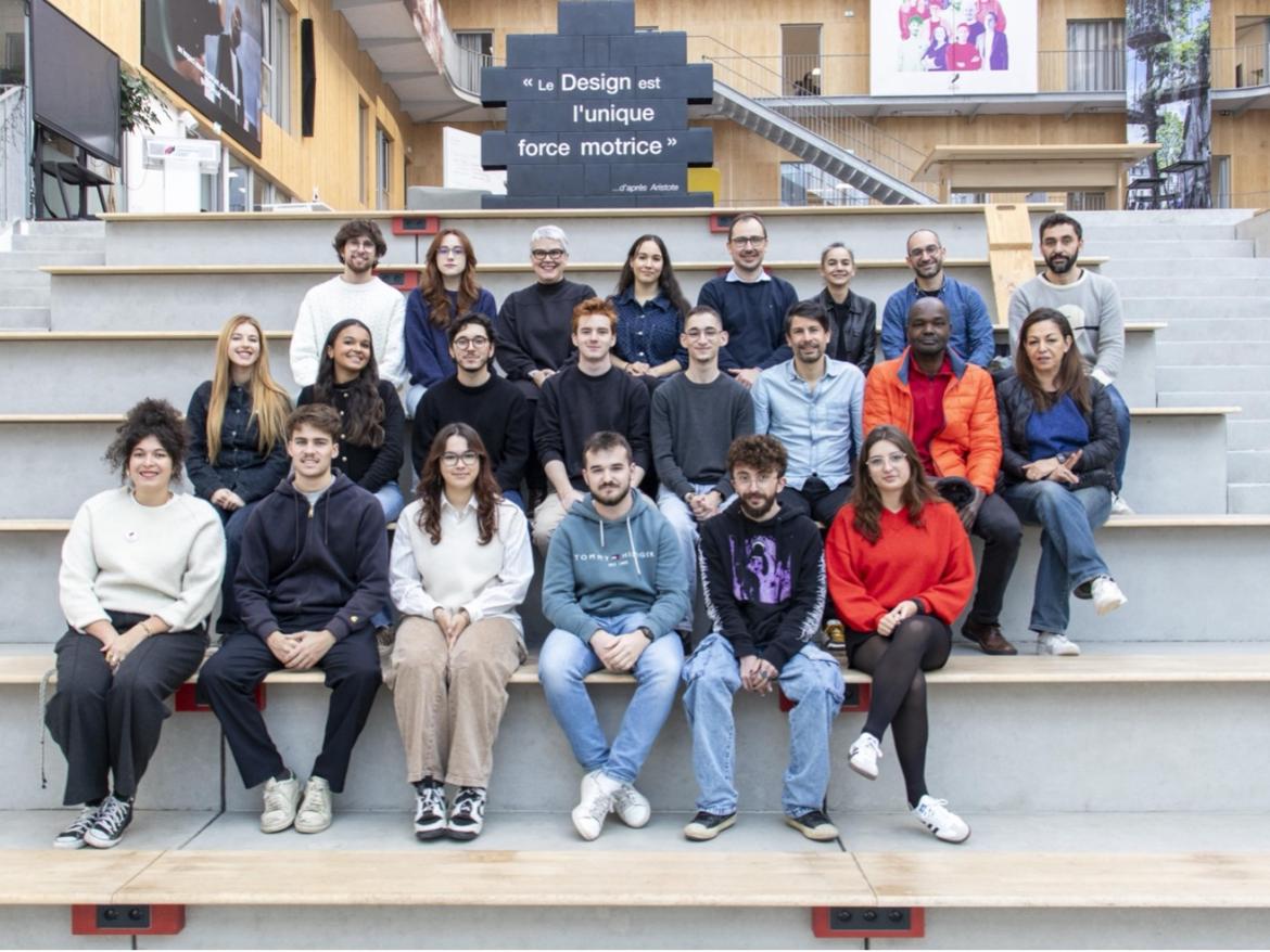 les 15 étudiants en Master Digital Design