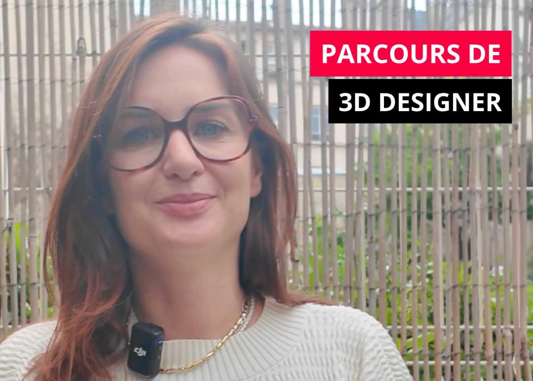 Camille Lefer, fondatrice d'AEREA studio et 3D designer