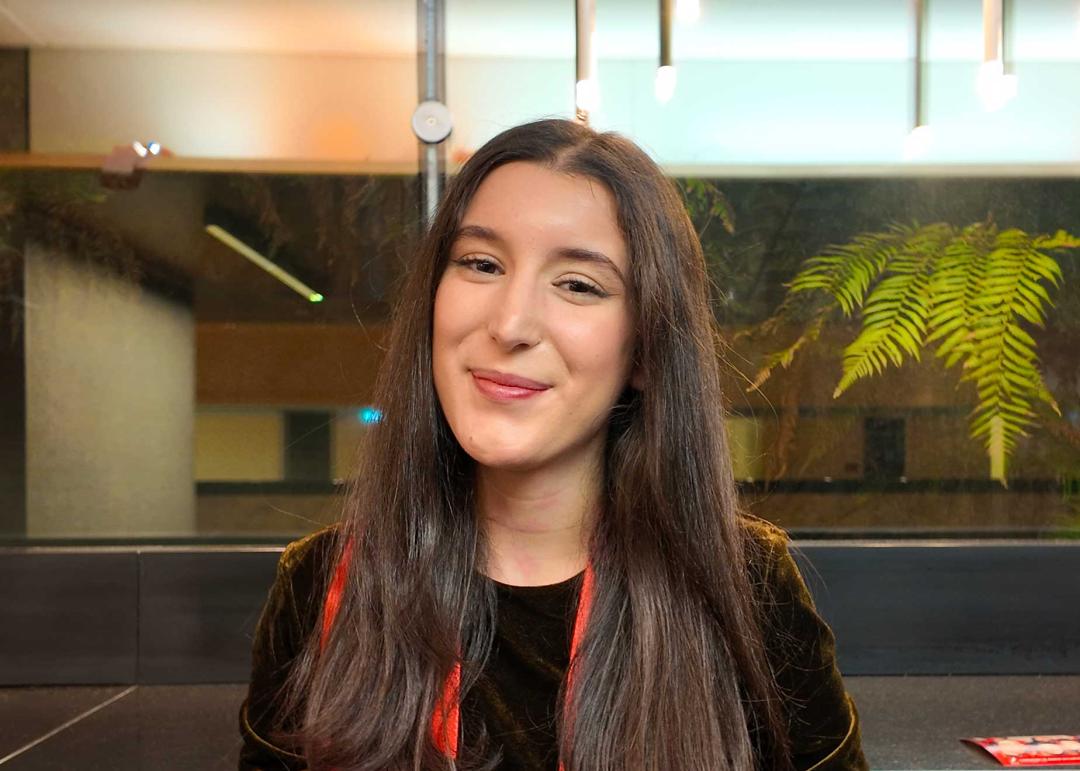Parvin Mohammadi, international student in the Master's program Le Studio France